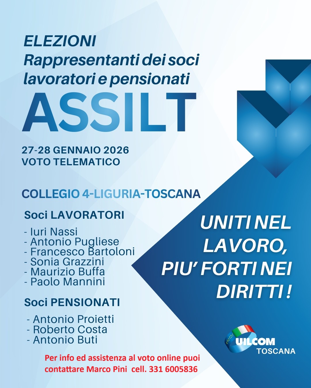 Affidati a chi ti ha sempre aiutato e dato risposte concrete !