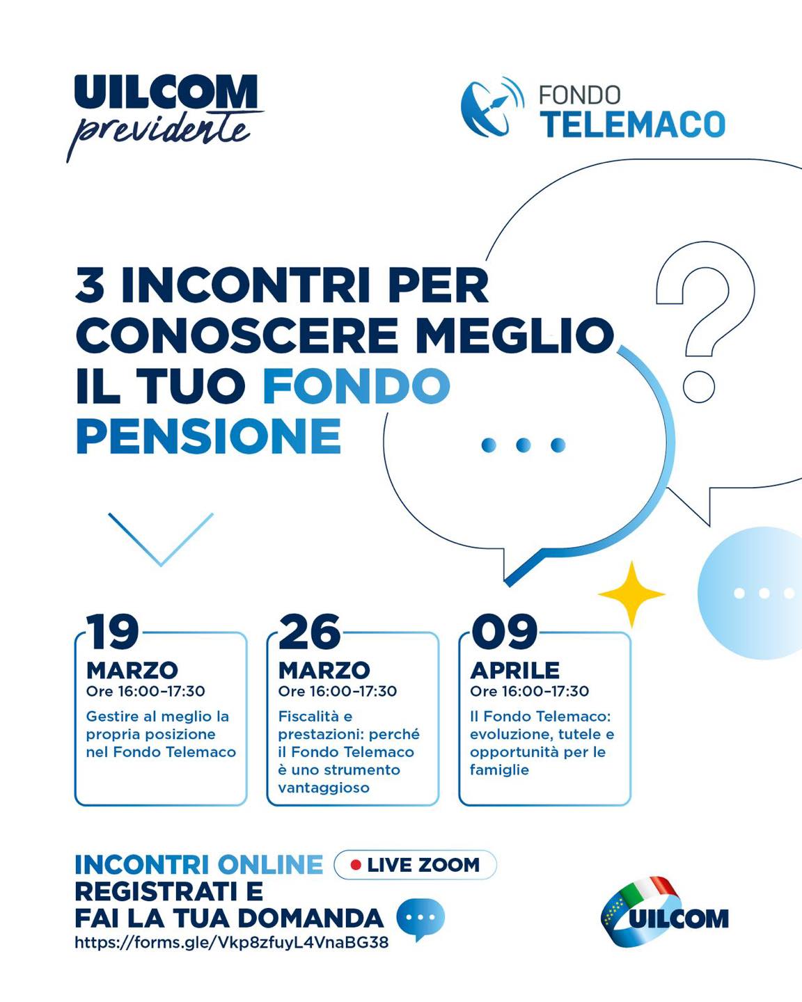 Clicca QUI per registrarti subito e partecipare